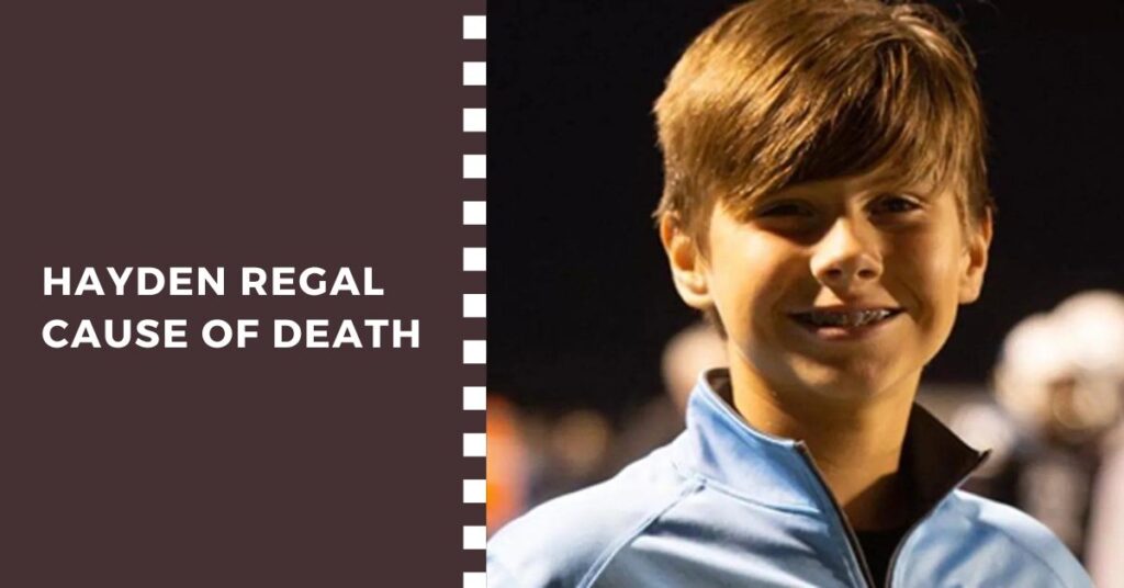 Hayden Regal, a 15 year old footballer died suddenly on December 15, 2021